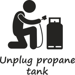 Unplug Propane Tank
