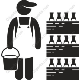 Gardener with Bucket