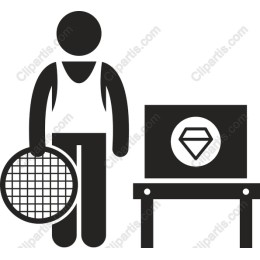 Dynamic Tennis Player