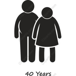 40 Years Together Couple
