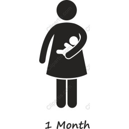 Mother with Child - 1 Month