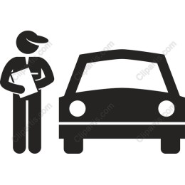 Delivery Person and Car