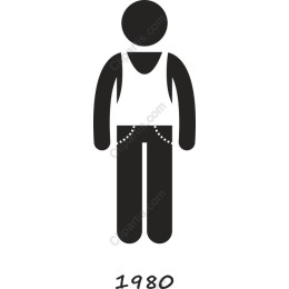Classic 1980s Retro Figure