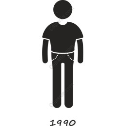 Minimalist Human Figure - 1990