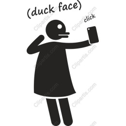 Duck Face Selfie