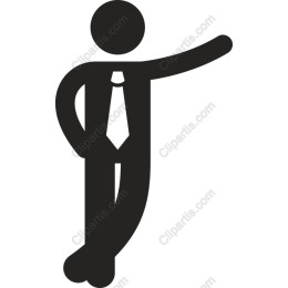 Stylish Businessman Icon