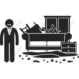 Cluttered Furniture Chaos