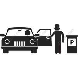Parking Attendant Icon