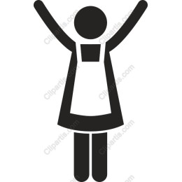 Joyful Character with Apron