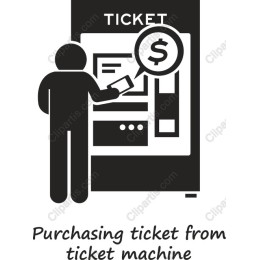 Purchasing Ticket from Ticket Machine