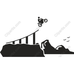 Exciting Motorcycle Jump