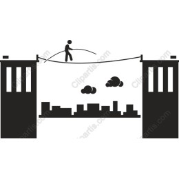 Tightrope Walker Urban Adventure