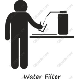 Modern Water Filter Icon