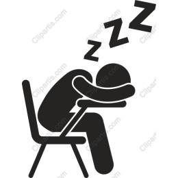 Tired Person Sleeping at Desk