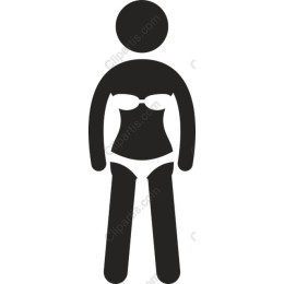 Minimalist Swimwear Figure