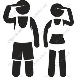 Saluting Male and Female Characters