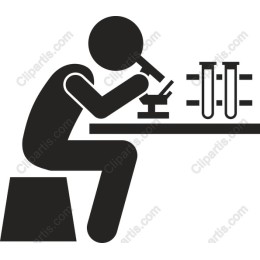Researcher at Microscope
