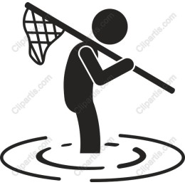 Fisherman Wading