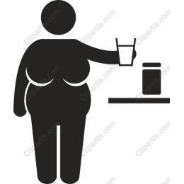 Confident Figure with Drink