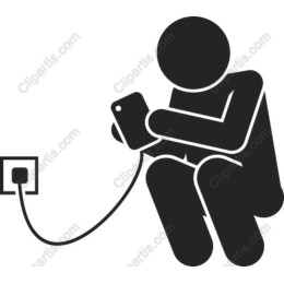 Mobile Device Charging Icon