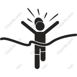 Triumphant Finish Line