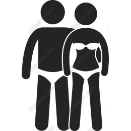 Stylish Couple in Swimwear