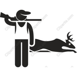 Hunter with Deer