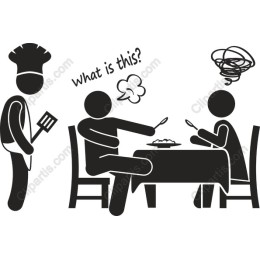 Chef and Diner Humorous