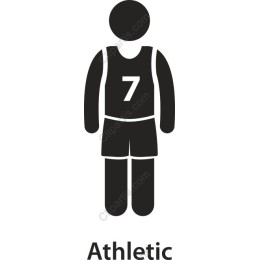 Athletic Figure (Jersey Number 7)
