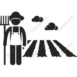 Farmer in Field