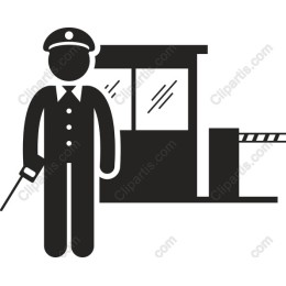 Security Guard - Checkpoint Booth