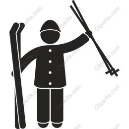 Cheerful Skier