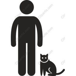 Charming Human and Cat