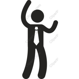 Celebratory Stick Figure
