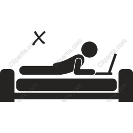 No Laptop in Bed