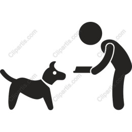 Person Feeding Dog