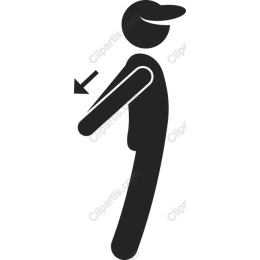 Stylized Figure in Motion