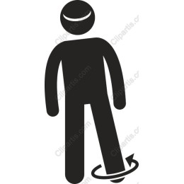 Dynamic Playful Person Icon