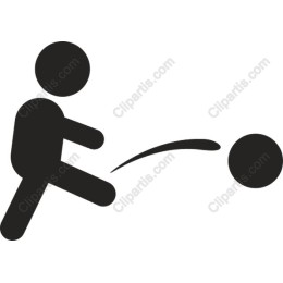 Kicking Soccer Icon