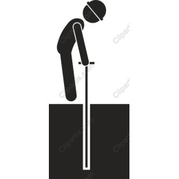 Construction Worker with Auger