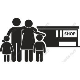 Family Shopping Together