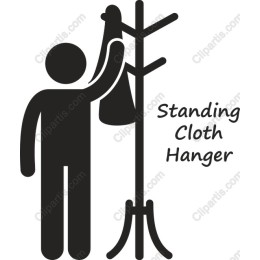 Standing Cloth Hanger