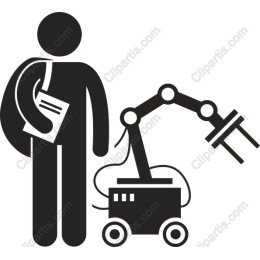 Robotic Helper with Human Figure