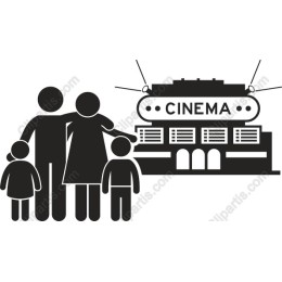 Family at the Cinema