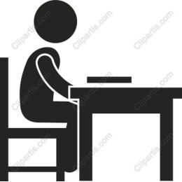 Focused Worker at Desk