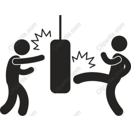 Energetic Punching Bag Training