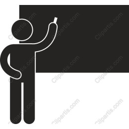 Teacher at Chalkboard
