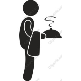 Elegant Waiter Icon