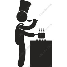 Chef Stirring Pot