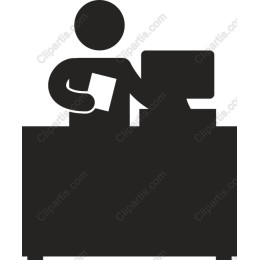 Minimalist Office Worker